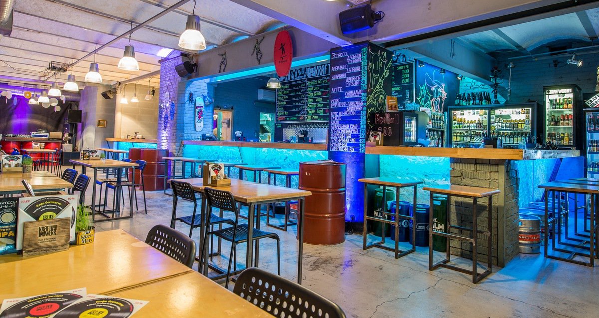 -50% на меню в пабе KraftWerk Bar